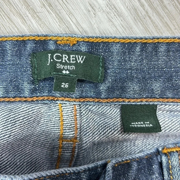 J. Crew Stretch curvy toothpick jeans in blue size 26 - Picture 4 of 11